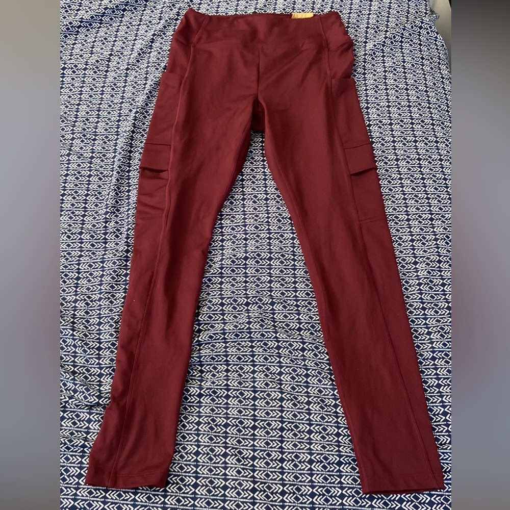 maroon legging
